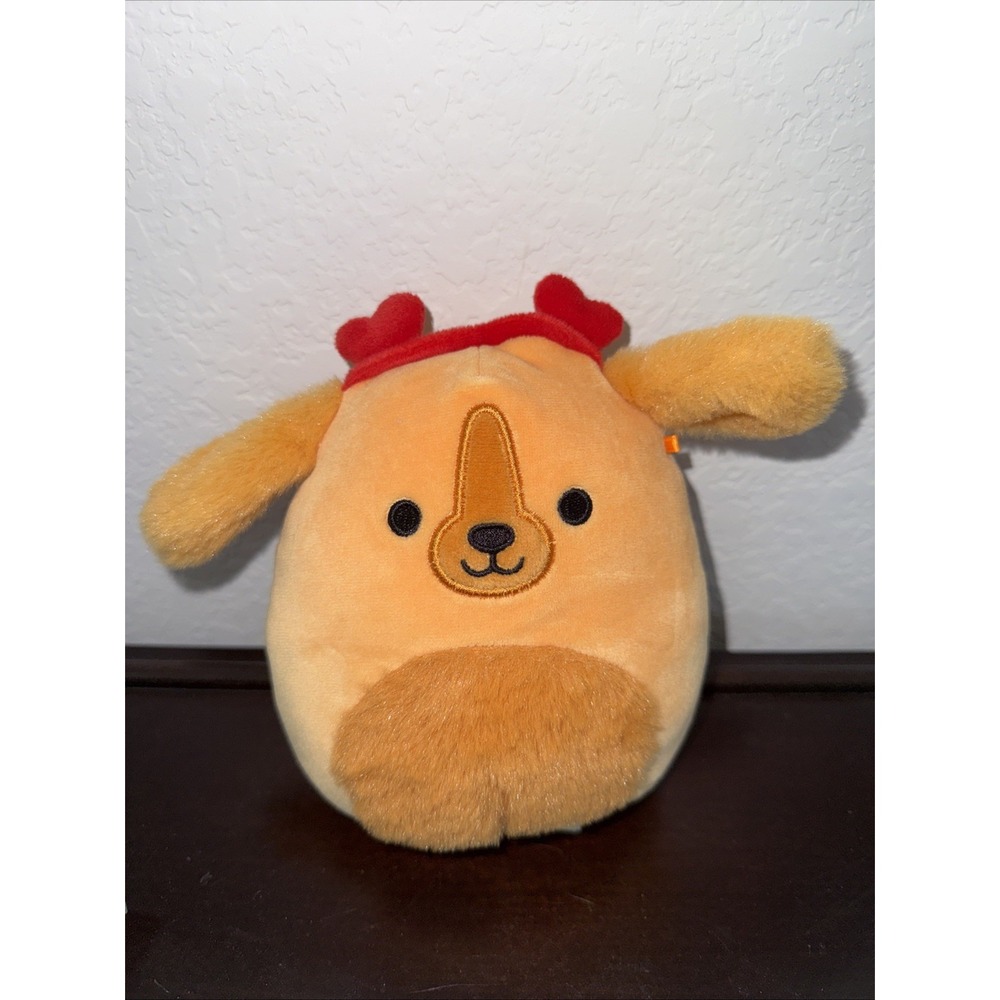 Squishmallows Finley‎ The Golden Dog Valentines 6" Soft Plush